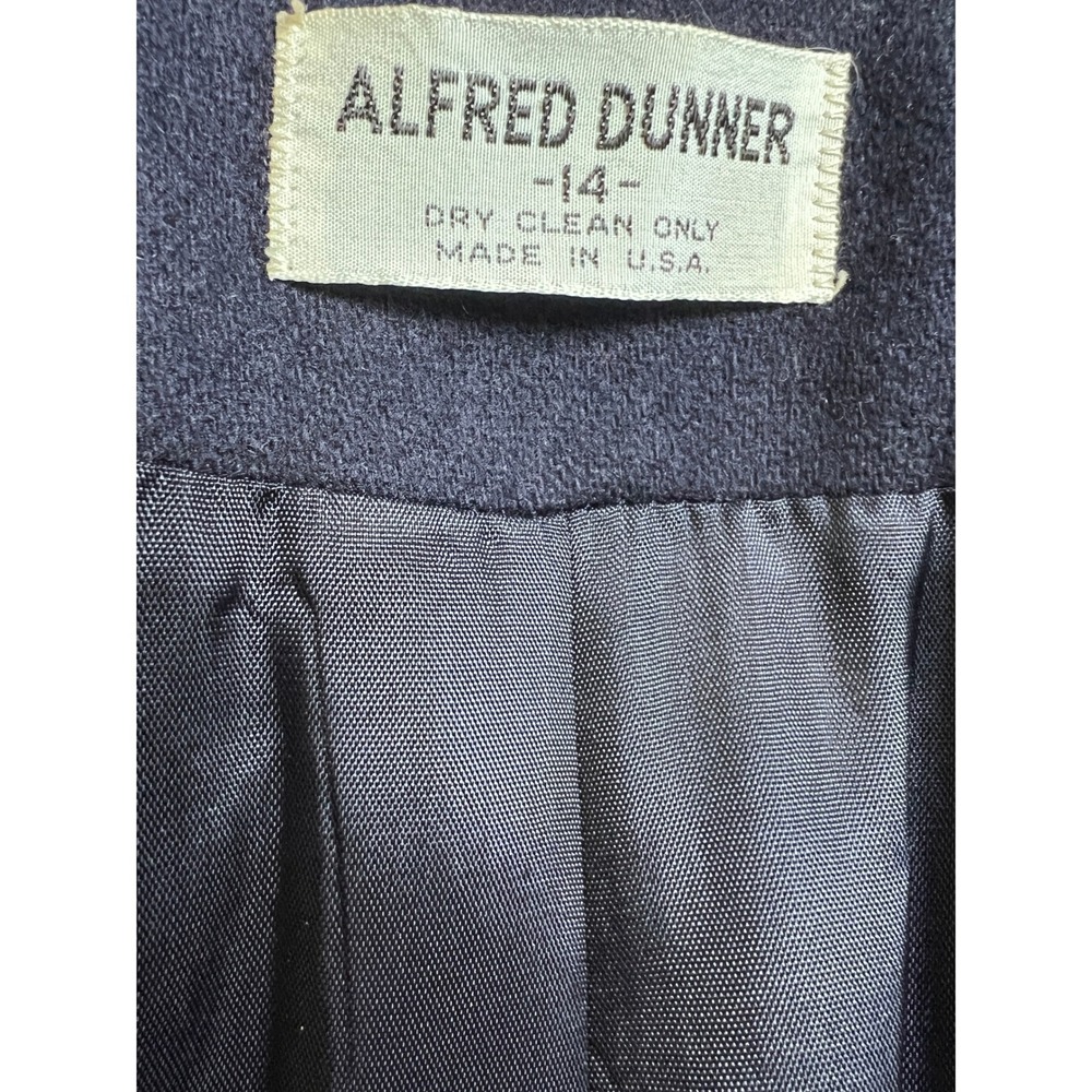 VTG pure wool navy blazer 14 USA mint conditon preppy‎ capsule classic retro - Picture 8 of 9